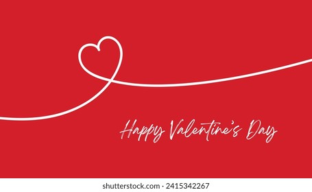 Valentine's Day Background Desing Vector Editable