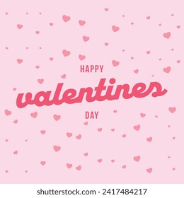 Valentine's Day Background Desing Vector Editable Square Post
