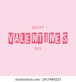 Publicación editable cuadrada del vector de diseño de fondo de San Valentín