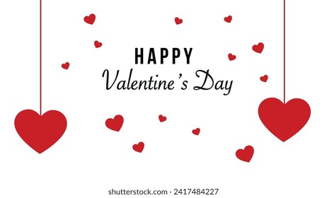 Editable vector de diseño de fondo de San Valentín 