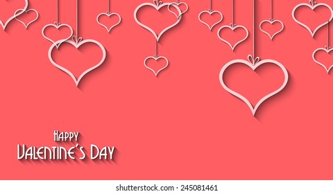 Valentines Day background for dinner invitations, romantic letterheads, book covers, poster layout or couple themed parties.