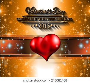 Valentines Day background for dinner invitations, romantic letterheads, book covers, poster layout or couple themed parties.