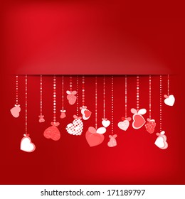 Valentines Day Background. EPS 10 vector file included