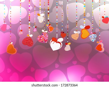 Valentines Day Background. EPS 10 vector file included