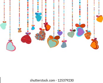 Valentines Day Background. EPS 8 vector file included