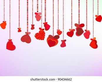 Valentines Day Background. EPS 8 vector file included