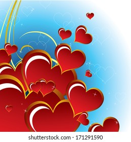 Valentines Day Background. Eps10.