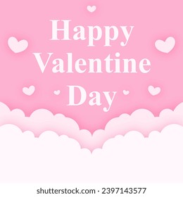 valentine's day background event social media post template