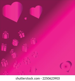 valentines day background gradient. abstract valentines day background. valentines day. 
