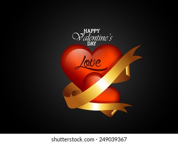 valentines day background, greeting card, vector eps10.