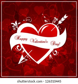 Valentine's day background heart