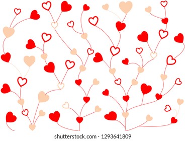 valentine's day, background with heart.