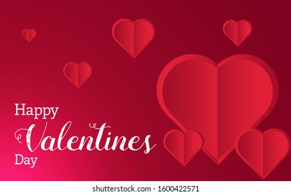 valentines day background with heart.