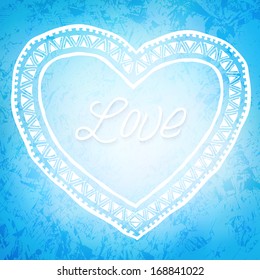 Valentine's Day background with heart