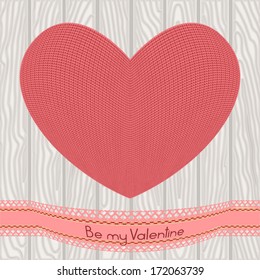 Valentines Day background with heart