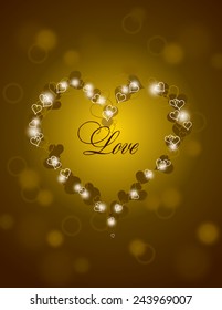 Valentines Day Background. Heart.