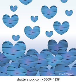 Valentine's day background with heart.