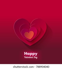  Valentine`s day.  Background with heart