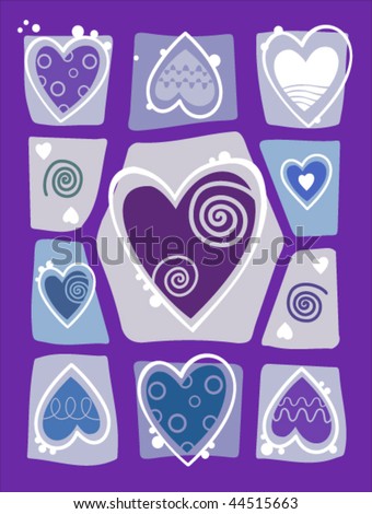 Valentines day background with heart