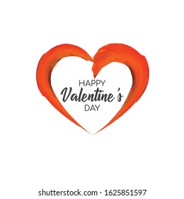 Valentines day background with heart pattern and typography of happy valentines day text . Vector illustration. Wallpaper, flyers, invitation, posters, brochure, banners.