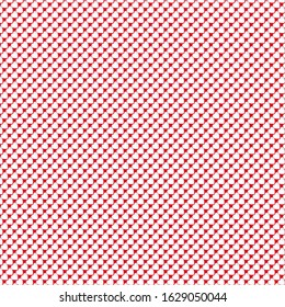 Valentines day background with heart  pattern on red background. Vector illustration. Wallpaper, flyers, invitation, posters, brochure, banners.