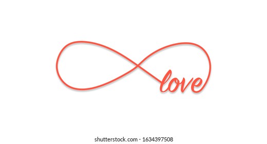 Valentines day background with heart pattern and typography of love text Vector illustration