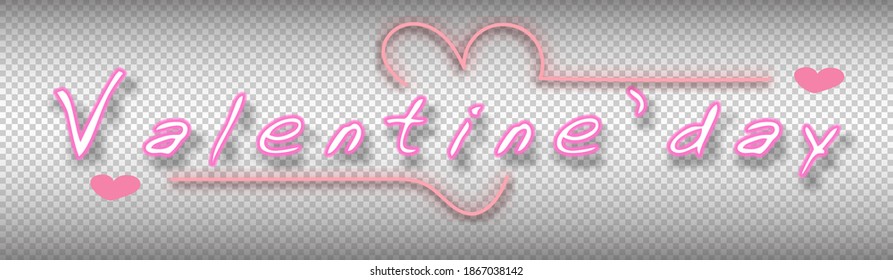 Valentines day background with heart pattern and typography of happy valentines day text . Vector illustration. Wallpaper, flyers, invitation, posters, brochure, banners.