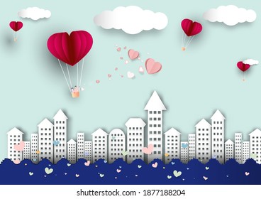 Antecedentes del día de San Valentín con patrón cardíaco y feliz día de San Valentín . 
