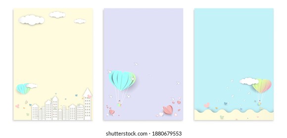 Valentines day background with heart pattern and  happy valentines day  . 