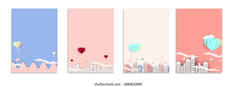 Valentines day background with heart pattern and  happy valentines day  . 
