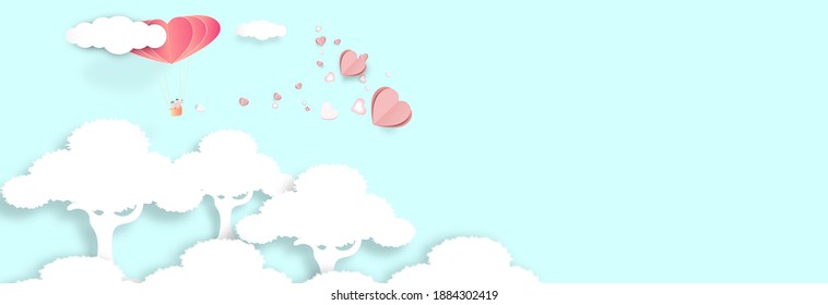 Valentines day background with heart pattern and  happy valentines day  . 