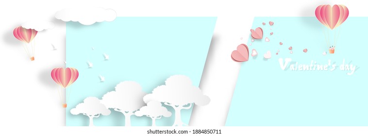 Valentines day background with heart pattern and  happy valentines day  . 