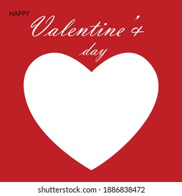 Valentines day background with heart pattern and typography of happy valentines day text . Vector illustration.