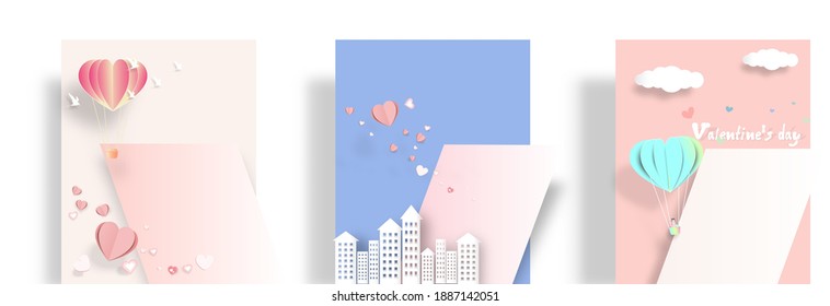 Valentines day background with heart pattern and  happy valentines day  . 