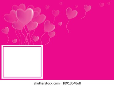 Valentines day background with heart pattern and typography of happy valentines day text . Vector illustration.