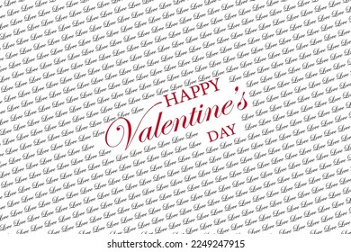 Valentine's day background with heart pattern. Vector illustration. Wallpapers, flyers, invitations, posters, brochures, banners