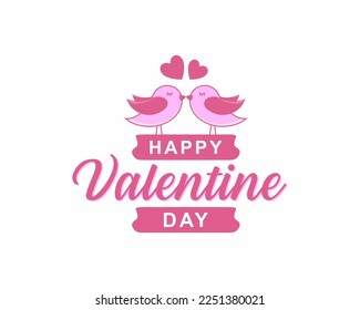 Valentines day background with heart pattern and typography of happy valentines day text . Vector illustration. Wallpaper, flyers, invitation, posters, brochure, banners.