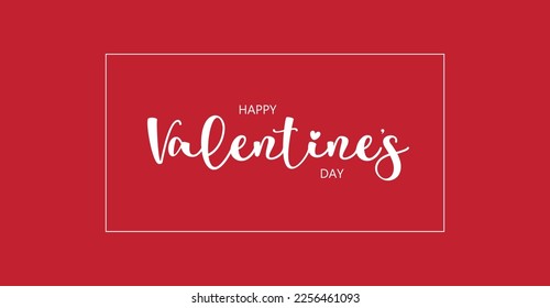 Valentines day background with heart pattern and typography of happy valentines day text . Red Vector illustration. Wallpaper, flyers, invitation, posters, brochure, banners.