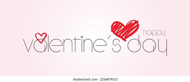 Antecedentes del día de San Valentín con patrón cardíaco y tipografía de feliz día de San Valentín texto . Ilustración vectorial. Papel de escritorio, volantes, invitación, afiches, folletos, banners.Texto del día de San Valentín wi