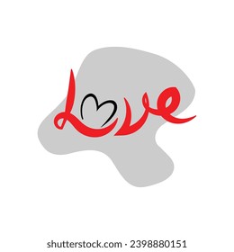 Valentines day background with heart pattern and typography of happy valentines day text . Vector illustration. Wallpaper, flyers, invitation, posters, brochure, banners.