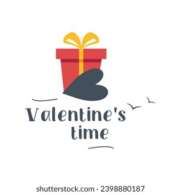 Valentines day background with heart pattern and typography of happy valentines day text . Vector illustration. Wallpaper, flyers, invitation, posters, brochure, banners.