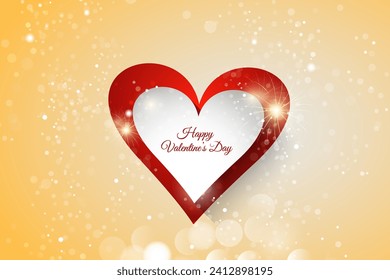 Antecedentes del día de San Valentín con patrón cardíaco y tipografía de feliz día de San Valentín.
