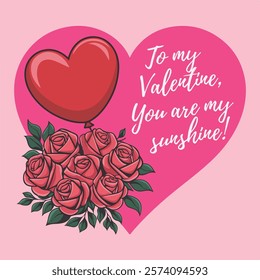 Valentines day background with heart pattern. Happy valentines day.
