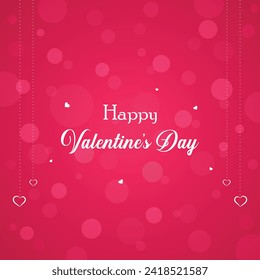 Fondo del Día de San Valentín con forma de corazón