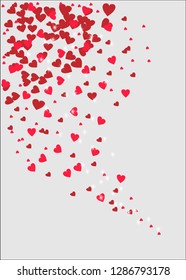 Valentines day background with Heart. Vector illustration