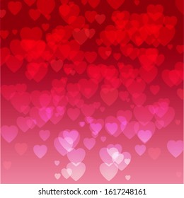 Valentine's Day background with  heart. Vector illustration. Place for text. Romantic background.