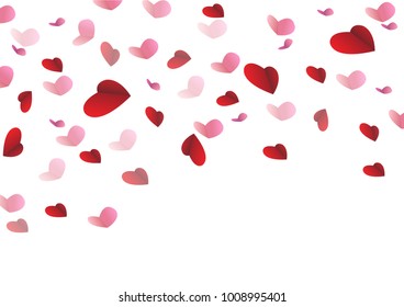 Valentine's day background with hearts