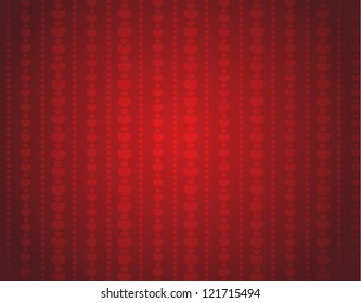Valentine's day background with hearts