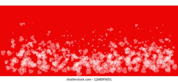 Valentine's day background with hearts 