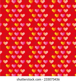 Valentine's day background with hearts